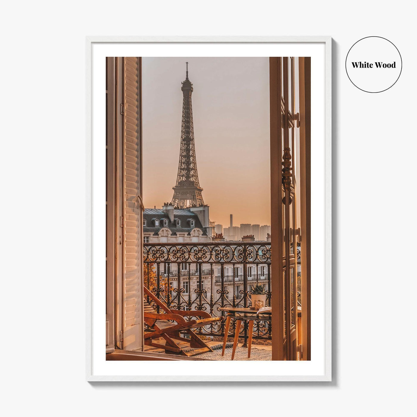 Paris Fine Art Photo Print, Eiffel Tower, France Wall Decor Poster