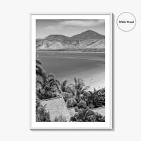 Great Barrier Reef Black and White Fine Art Photo Print, Port Douglas Poster