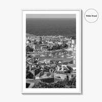 St Ives Black and White Fine Art Photo Print, Cornwall England Poster, Harbour