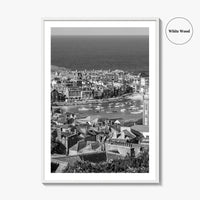 St Ives Black and White Fine Art Photo Print, Cornwall England Poster, Harbour