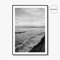 Carlsbad Black and White Fine Art Photo Print, San Diego California Poster