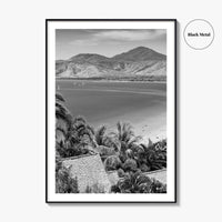 Great Barrier Reef Black and White Fine Art Photo Print, Port Douglas Poster