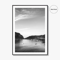 El Nido Black and White Fine Art Photo Print, Palawan Bacuit Bay, Philippines Poster