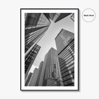 Manhattan Black and White Fine Art Photo Print, New York City Skylin Poster