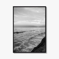 Carlsbad Black and White Fine Art Photo Print, San Diego California Poster