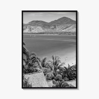 Great Barrier Reef Black and White Fine Art Photo Print, Port Douglas Poster