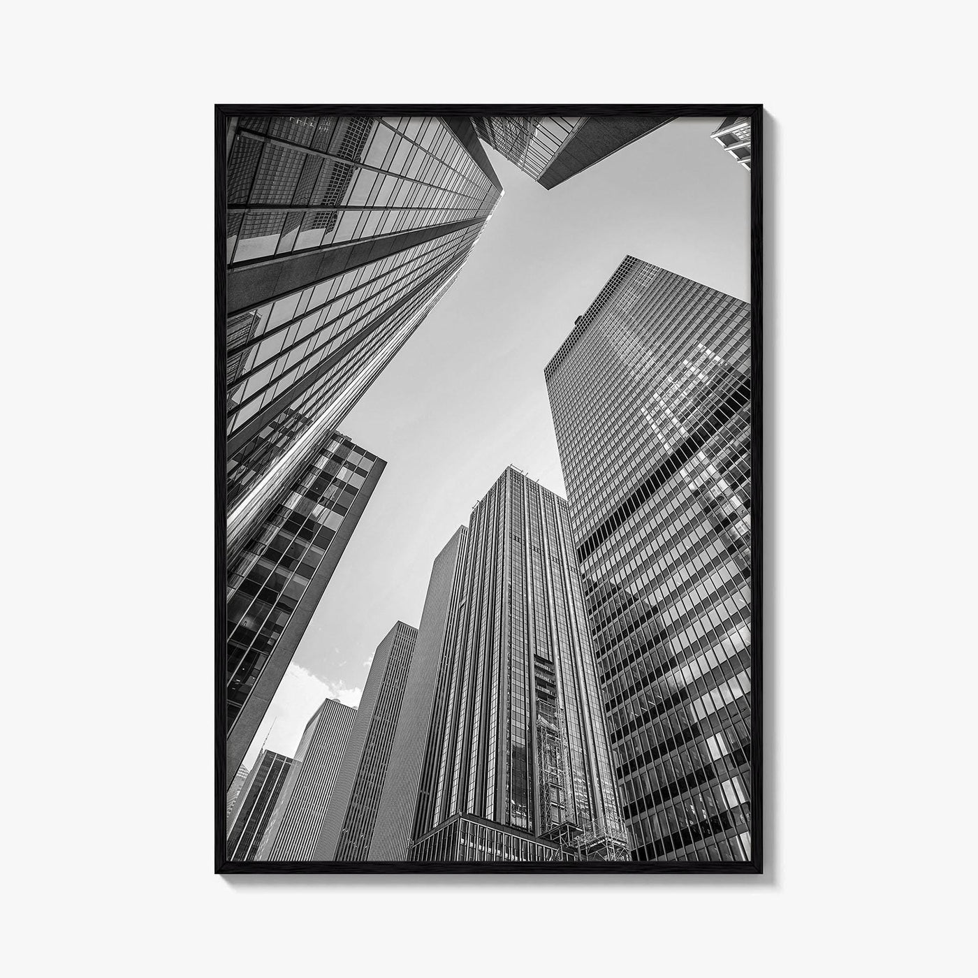 Manhattan Black and White Fine Art Photo Print, New York City Skylin Poster