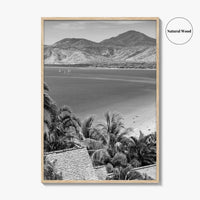 Great Barrier Reef Black and White Fine Art Photo Print, Port Douglas Poster