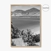 Great Barrier Reef Black and White Fine Art Photo Print, Port Douglas Poster