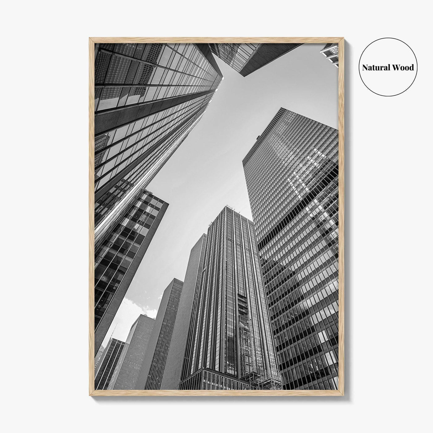 Manhattan Black and White Fine Art Photo Print, New York City Skylin Poster