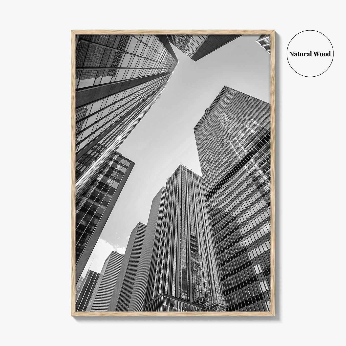 Manhattan Black and White Fine Art Photo Print, New York City Skylin Poster
