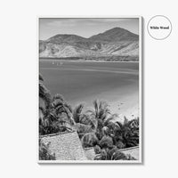 Great Barrier Reef Black and White Fine Art Photo Print, Port Douglas Poster