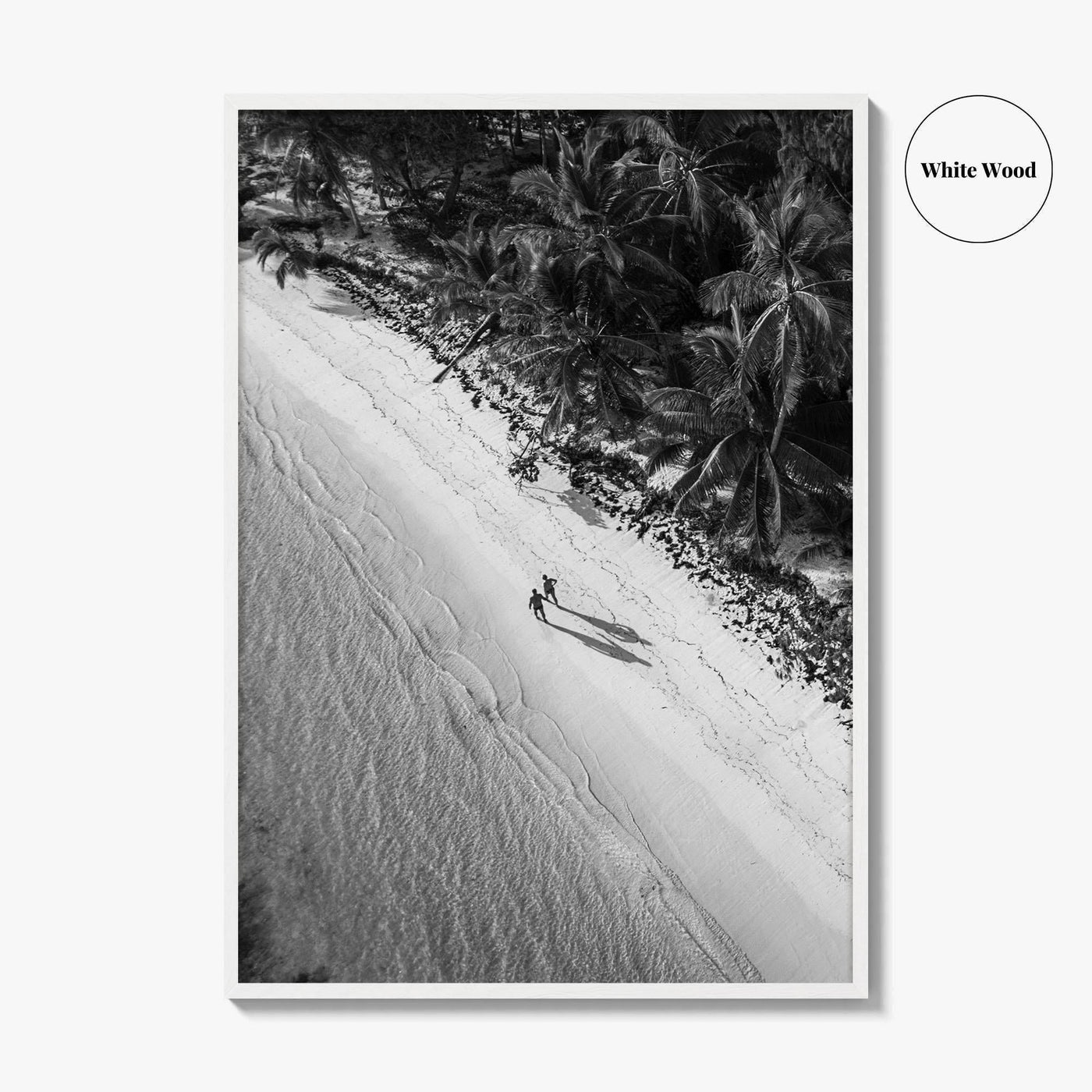 Dominican Republic Black and White Fine Art Photo Print, Caribbean Beach Poster