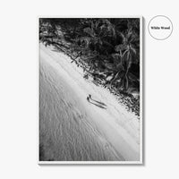 Dominican Republic Black and White Fine Art Photo Print, Caribbean Beach Poster