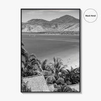 Great Barrier Reef Black and White Fine Art Photo Print, Port Douglas Poster