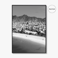 Laginha Black and White Fine Art Photo Print, Mindelo Sao Vicente Cape Verde Poster