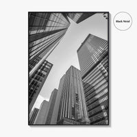 Manhattan Black and White Fine Art Photo Print, New York City Skylin Poster