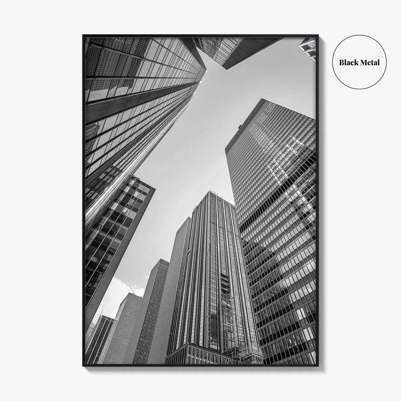 Manhattan Black and White Fine Art Photo Print, New York City Skylin Poster
