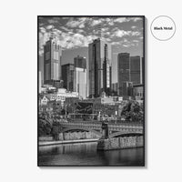 Melbourne Black and White Fine Art Photo Print, Victoria Australia Wall Poster