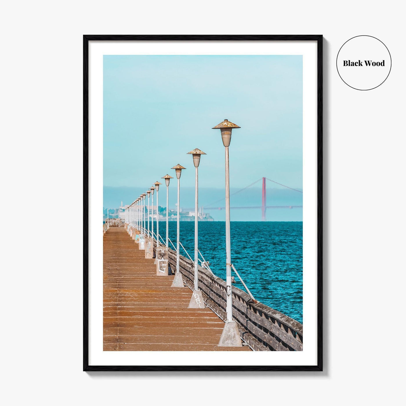 Berkeley Fine Art Photo Print, San Francisco Bay, California USA Wall Poster