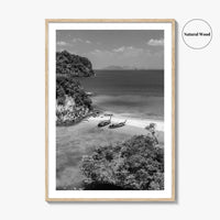 Ko Phak Bia Black and White Fine Art Photo Print, Andaman Sea, Krabi, Thailand