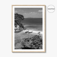Ko Phak Bia Black and White Fine Art Photo Print, Andaman Sea, Krabi, Thailand