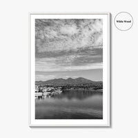 Lake Mission Viejo Black and White Fine Art Photo Print, Orange County California