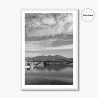 Lake Mission Viejo Black and White Fine Art Photo Print, Orange County California