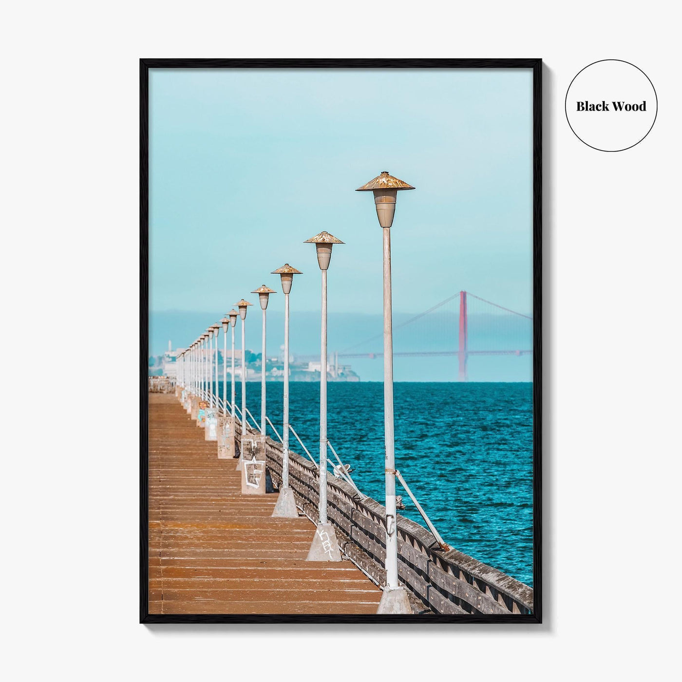 Berkeley Fine Art Photo Print, San Francisco Bay, California USA Wall Poster