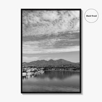 Lake Mission Viejo Black and White Fine Art Photo Print, Orange County California