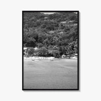 Ocho Rios Black and White Fine Art Photo Print, Jamaica Poster, Saint Ann Parish