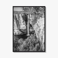 Lookout Mountain Black and White Fine Art Photo Print, Georgia USA, High Falls Poster