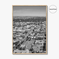 Fargo Black and White Fine Art Photo Print, North Dakota Poster