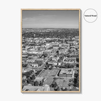 Fargo Black and White Fine Art Photo Print, North Dakota Poster