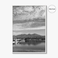 Lake Mission Viejo Black and White Fine Art Photo Print, Orange County California