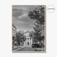 Gainesville Black and White Fine Art Photo Print, FL USA, Wall Poster