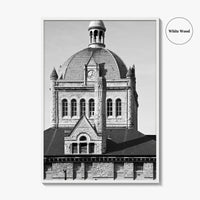 Lexington Kentucky Black and White Fine Art Photo Print, Historic Building, USA, Wall Poster
