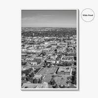 Fargo Black and White Fine Art Photo Print, North Dakota Poster