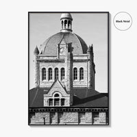 Lexington Kentucky Black and White Fine Art Photo Print, Historic Building, USA, Wall Poster