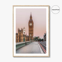London Fine Art Photo Print, Big Ben Westminster, England UK, Poster