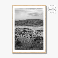 Queen Elizabeth National Park Black and White Fine Art Photo Print, Uganda Poster