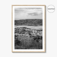 Queen Elizabeth National Park Black and White Fine Art Photo Print, Uganda Poster