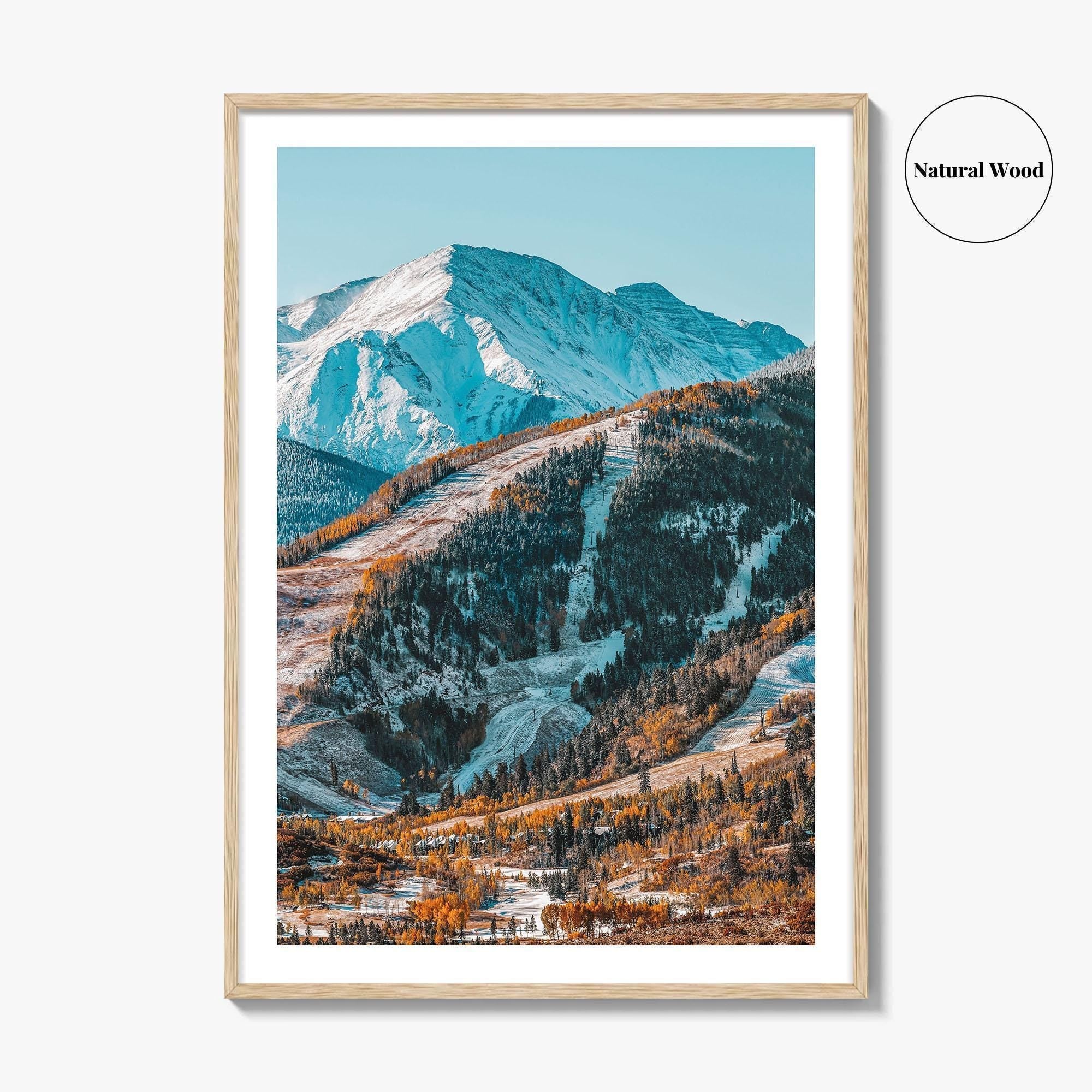 Aspen Fine Art Photo Print, Colorado, Buttermilk, Highlands, Ski Slope, Rocky Mountains, Poster