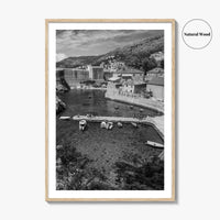 Dubrovnik Black and White Fine Art Photo Print, Old Town Croatia Poster