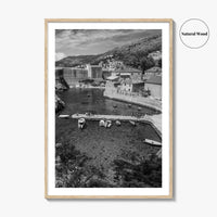 Dubrovnik Black and White Fine Art Photo Print, Old Town Croatia Poster