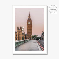 London Fine Art Photo Print, Big Ben Westminster, England UK, Poster