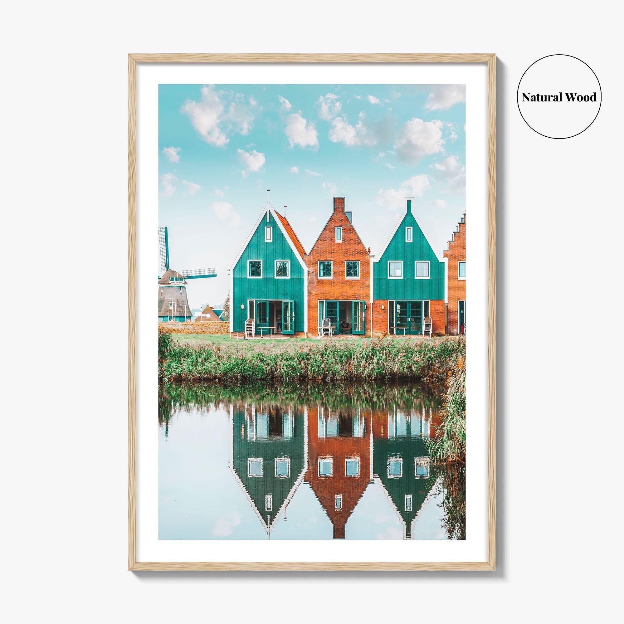 Volendam Fine Art Photo Print, North Holland Netherlands Wall Decor Poster