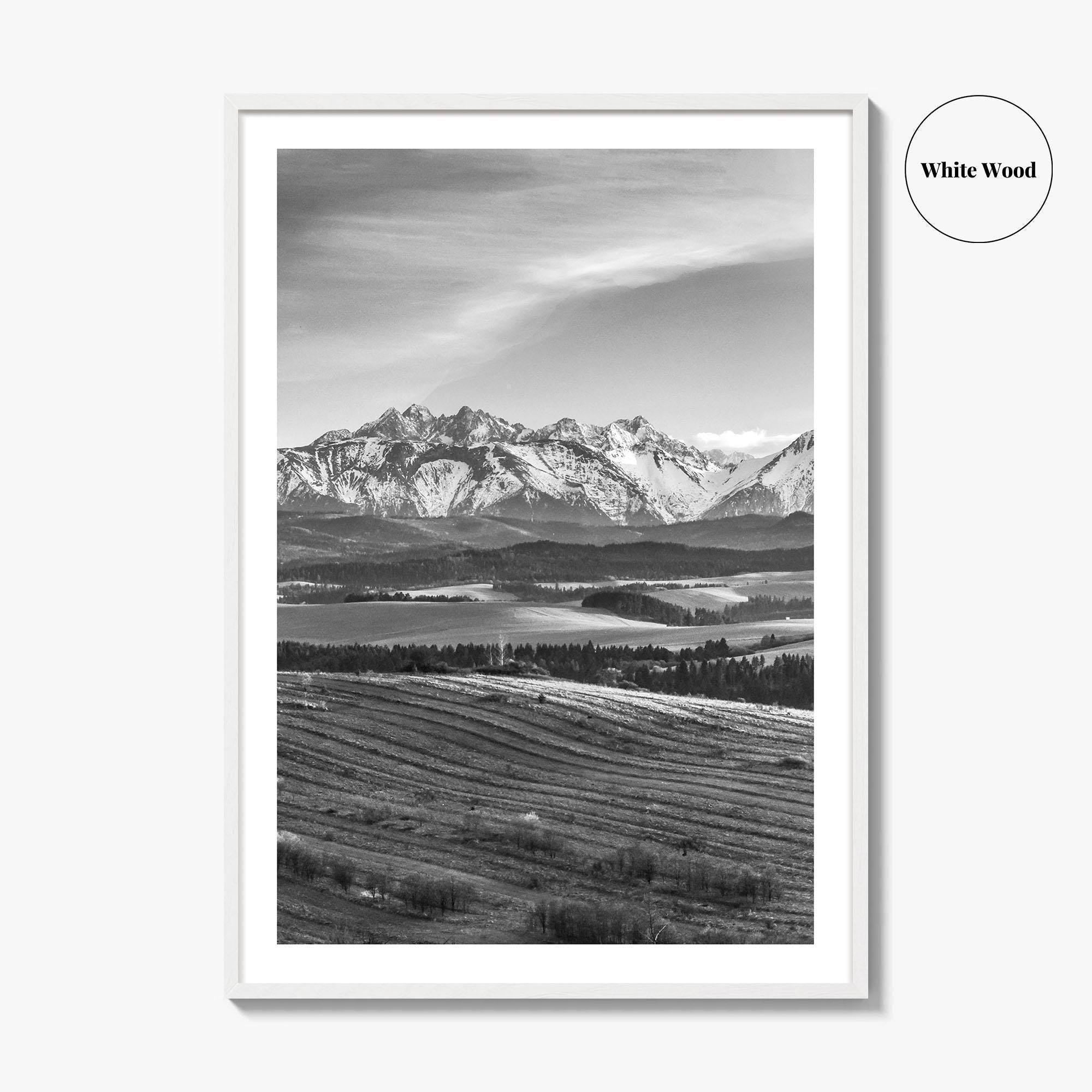 Slovakia Black and White Fine Art Photo Print, Belianske Tatry, Tatra Mountains Art