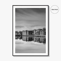 Westport Connecticut Black and White Fine Art Photo Print, Downtown Wall Poster, USA
