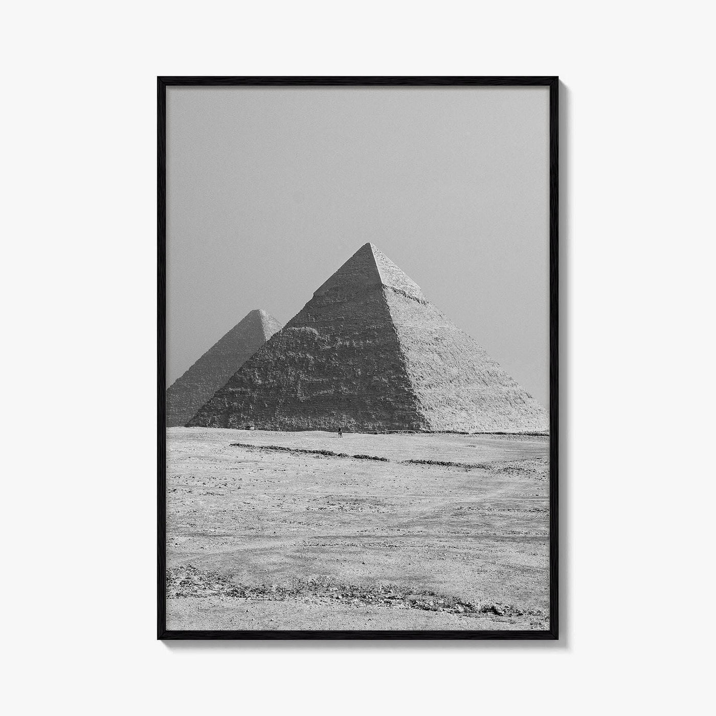 Egypt Black and White Fine Art Photo Print, Pyramids Giza Cairo Poster